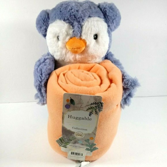 purple penguin plush